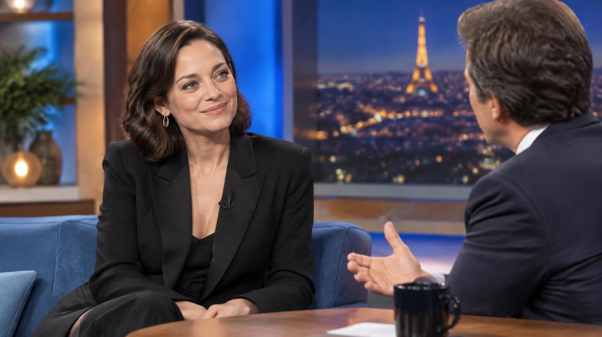 modern tv host interview