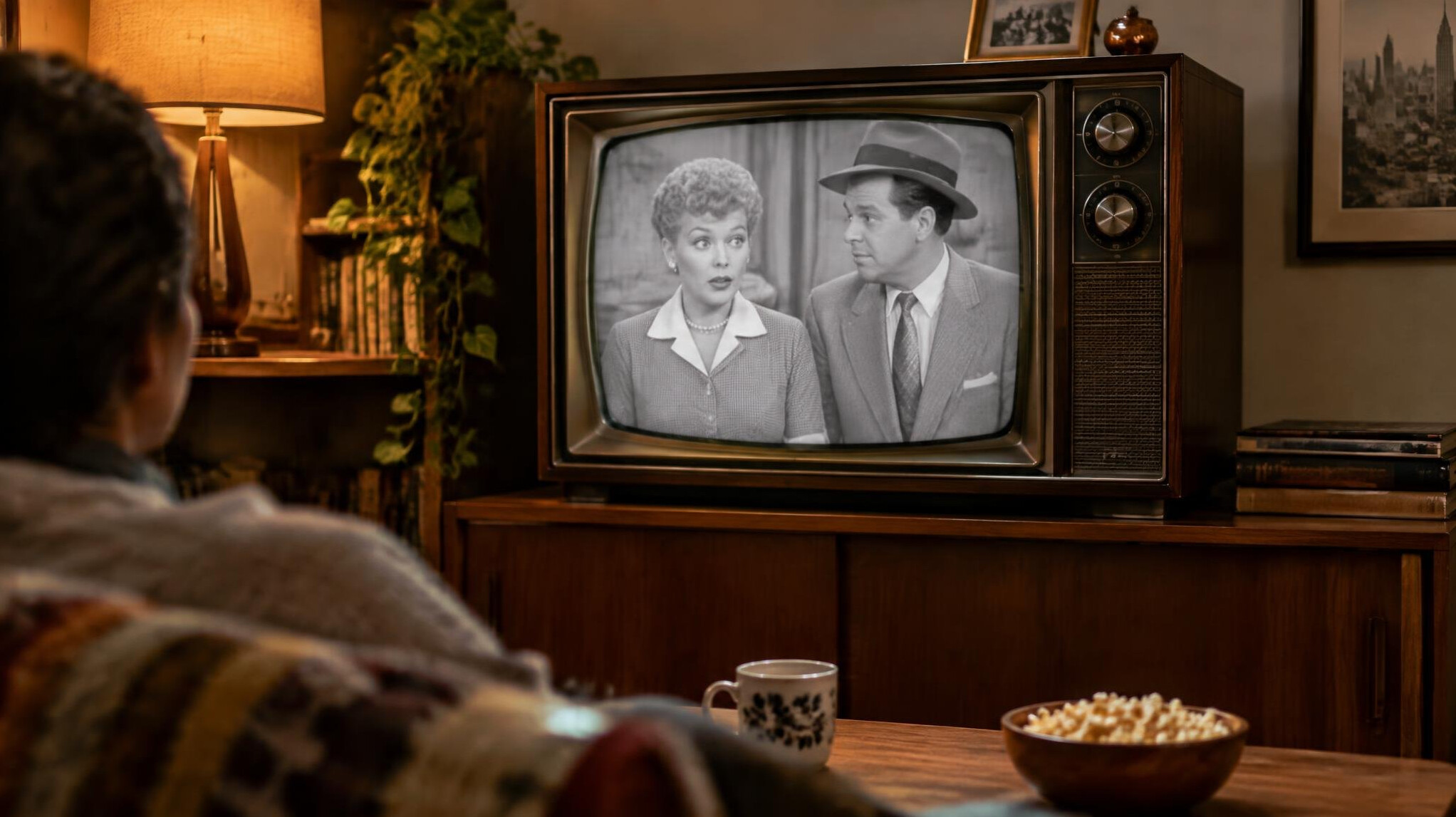 vintage television set