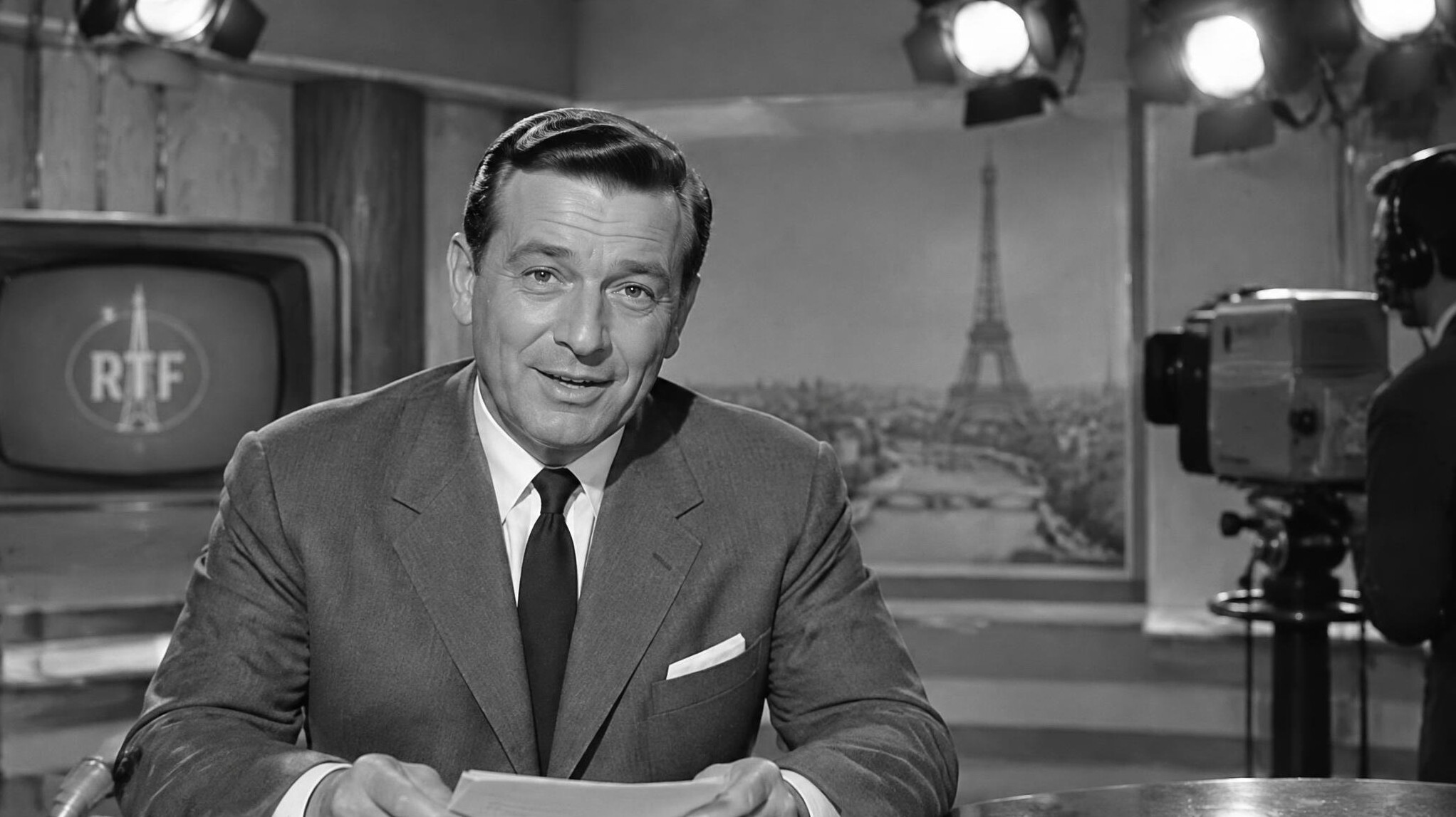 vintage television broadcast