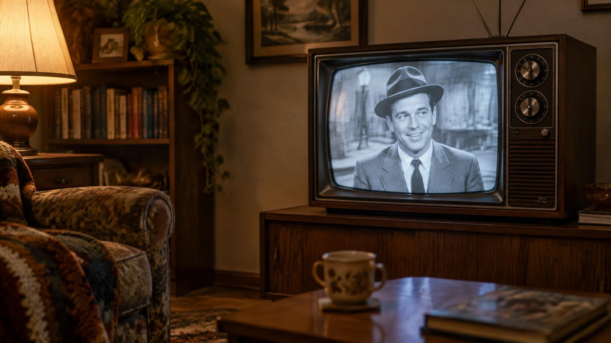 vintage television set
