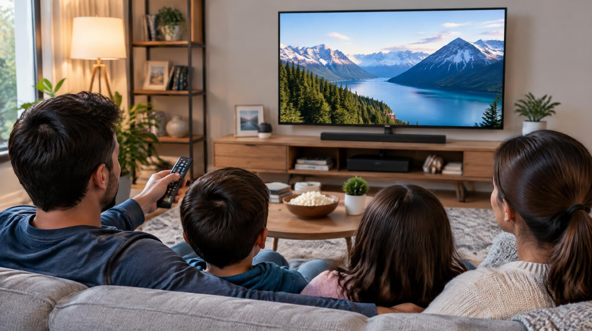 modern flat screen tv